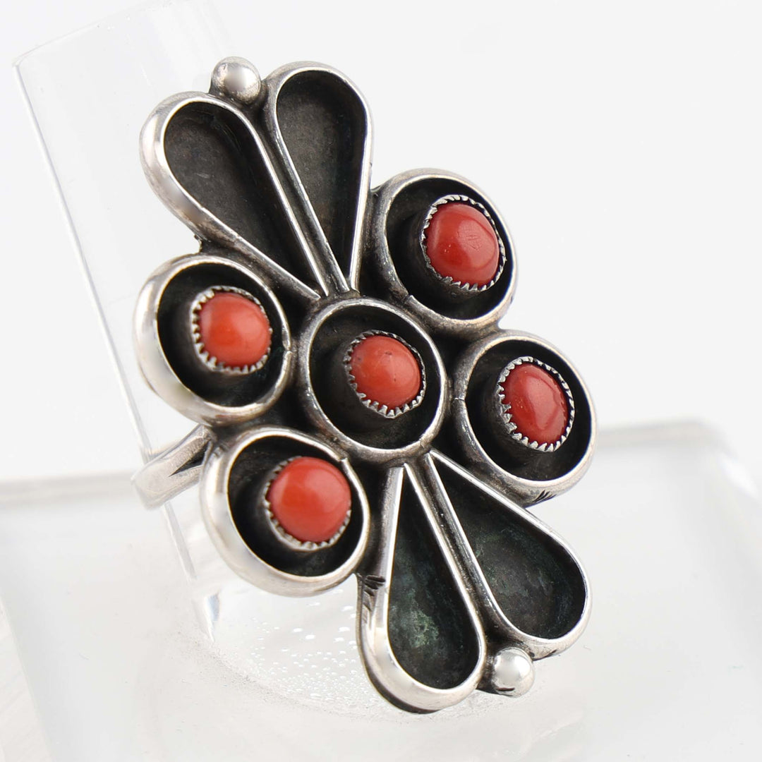 1970s Coral Ring