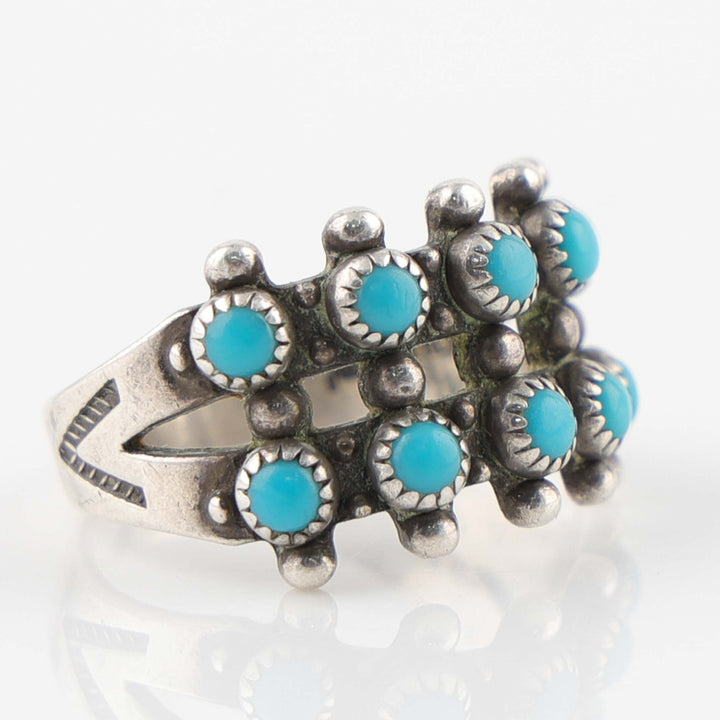 1950s Turquoise Row Ring