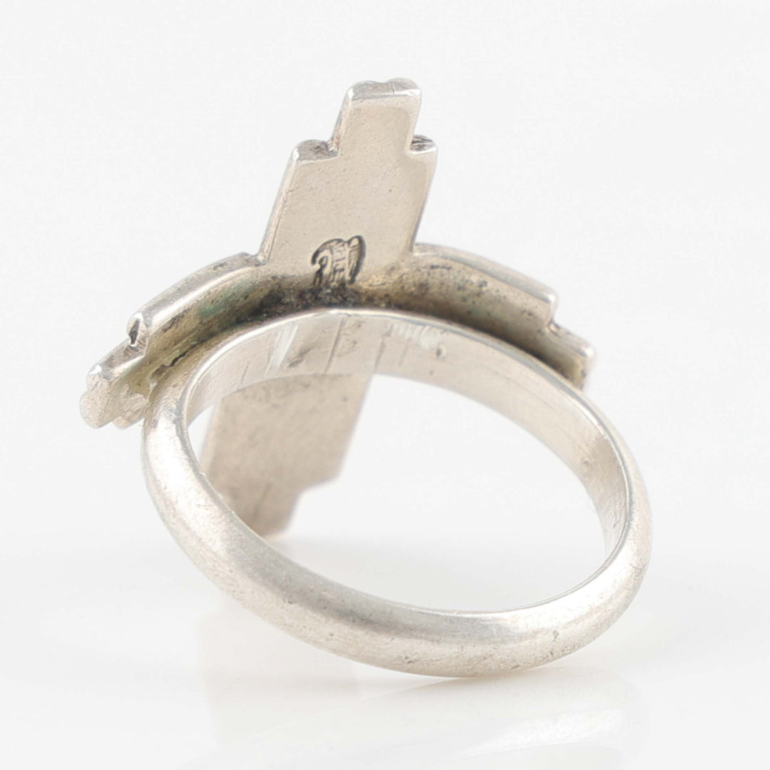 1990s Silver Sun Ring