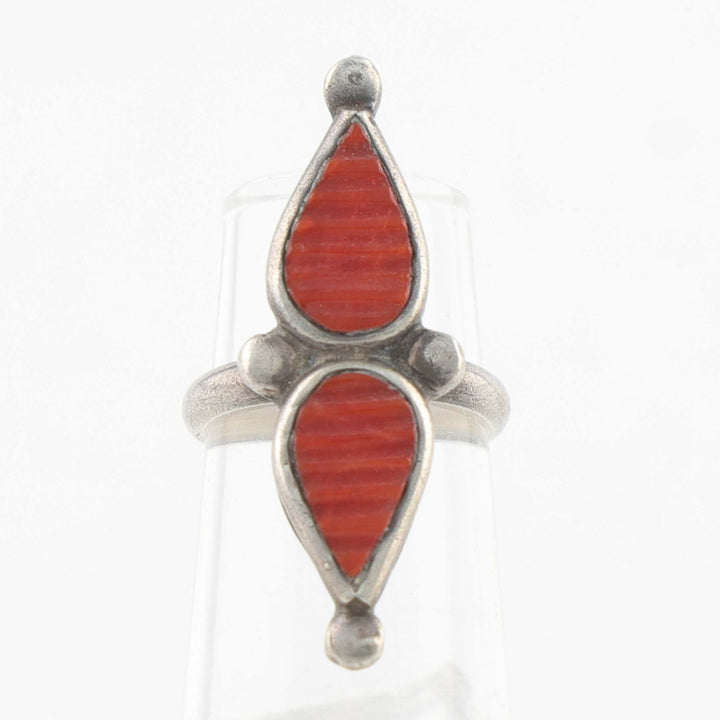 1970s Coral Ring