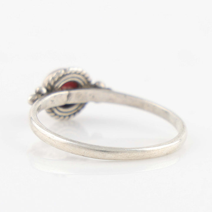 1980s Coral Ring