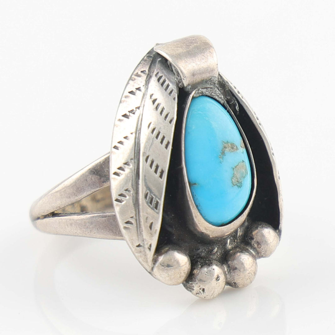 1970s Turquoise Ring