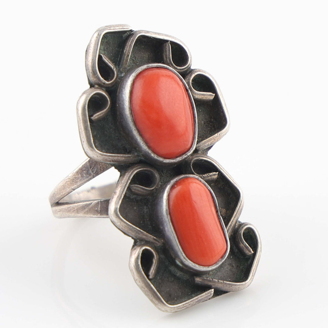 1960s Coral Ring