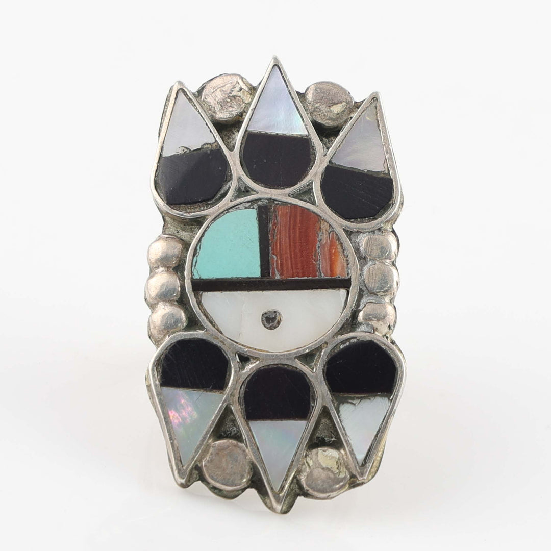 1950s Sunface Ring