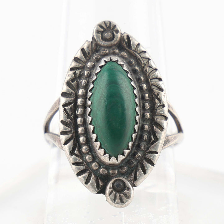 1970s Malachite Ring