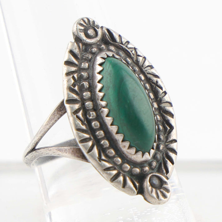 1970s Malachite Ring