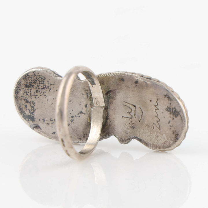 1960s Zuni Turquoise Inlay Ring
