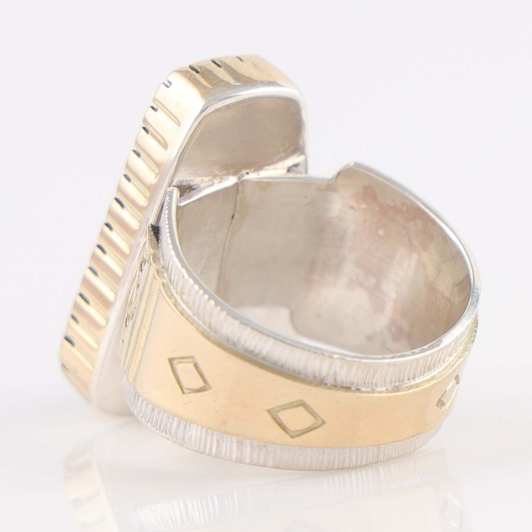 Sugilite and Gold Ring