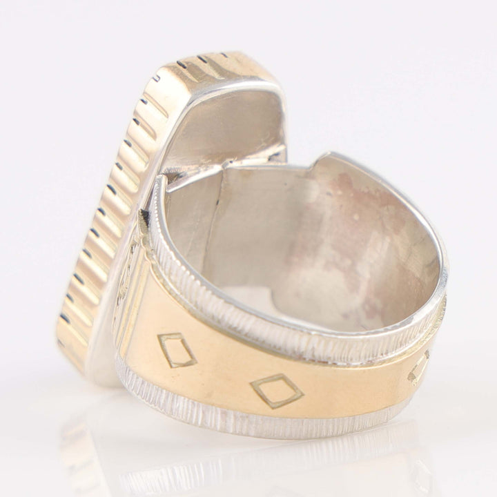 Sugilite and Gold Ring