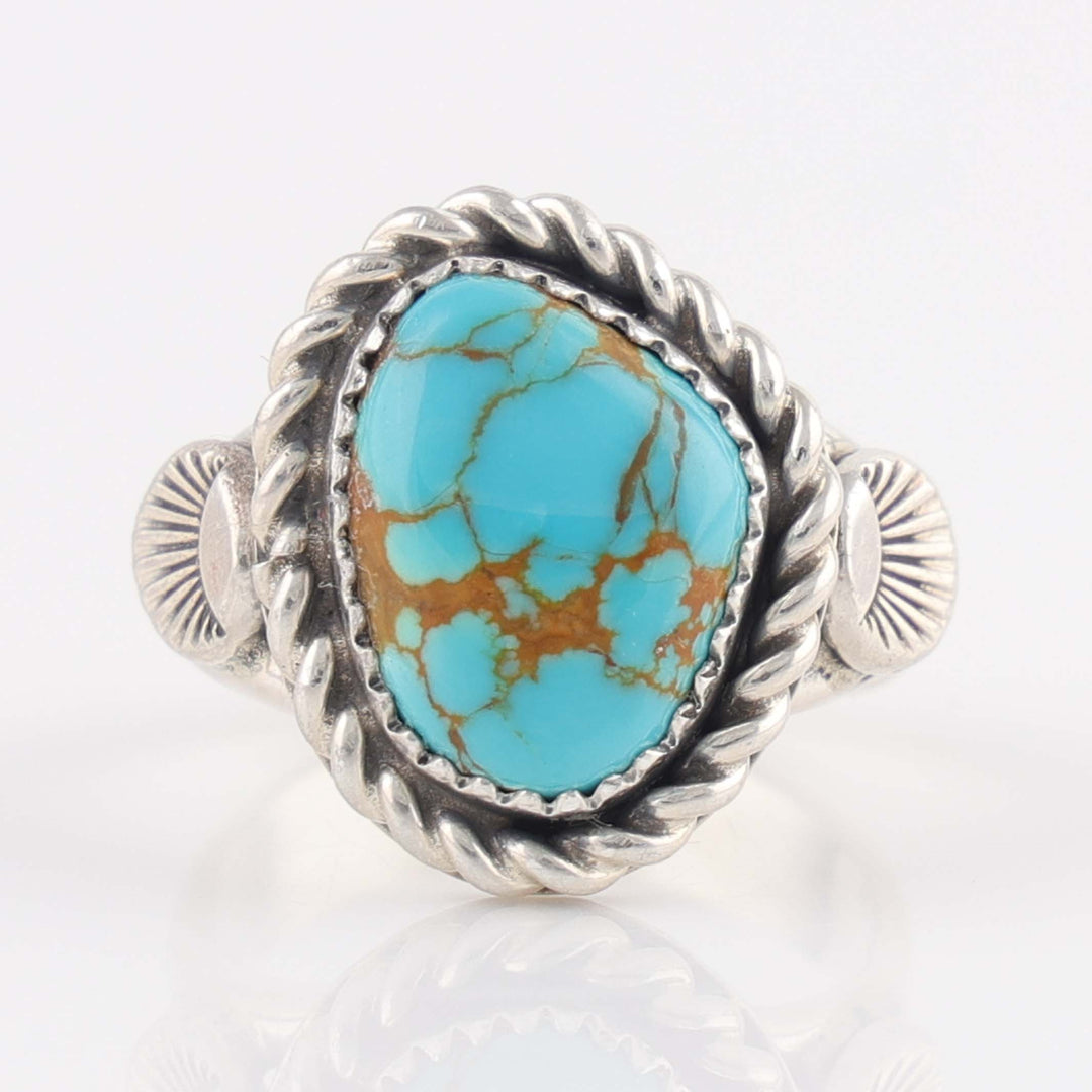 Number Eight Turquoise Ring