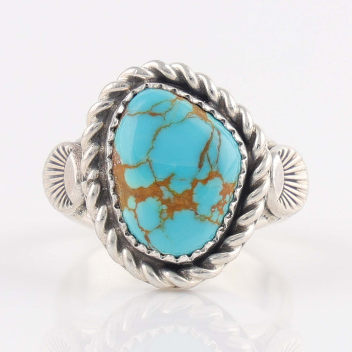 Number Eight Turquoise Ring