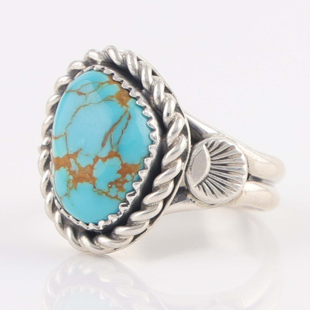 Number Eight Turquoise Ring