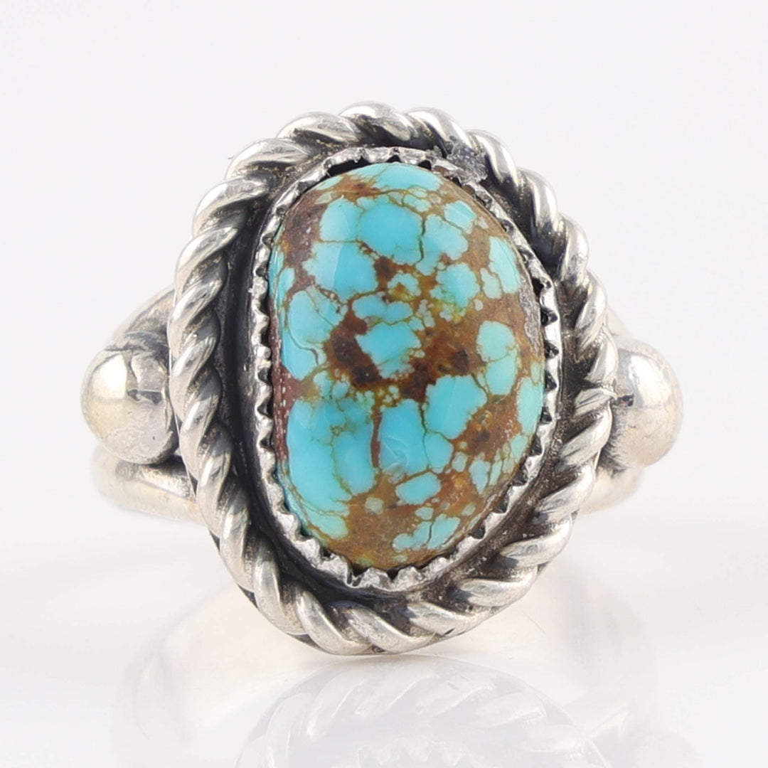 Number Eight Turquoise Ring