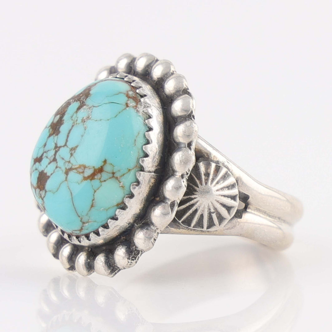 Number Eight Turquoise Ring