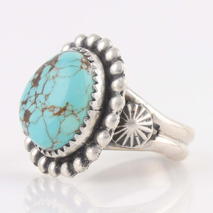 Number Eight Turquoise Ring