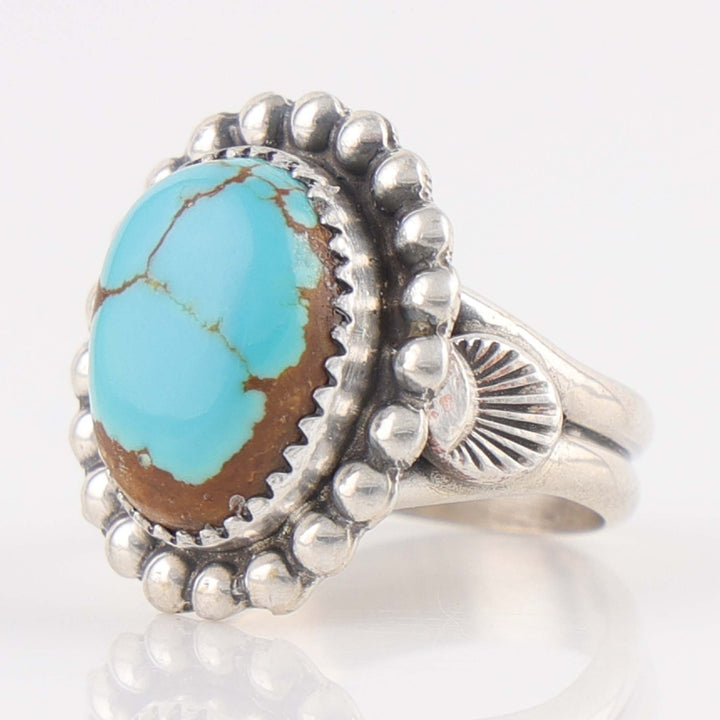 Number Eight Turquoise Ring
