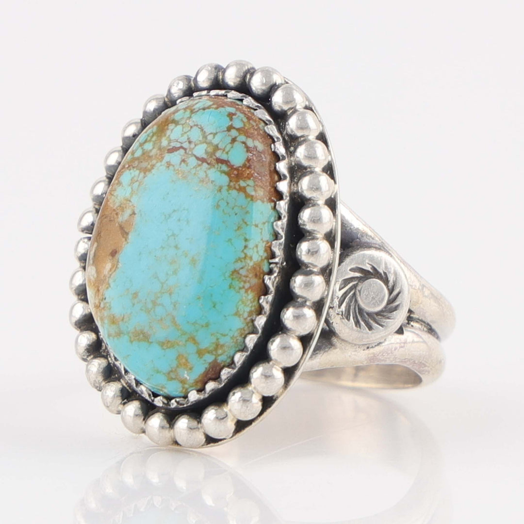 Number Eight Turquoise Ring