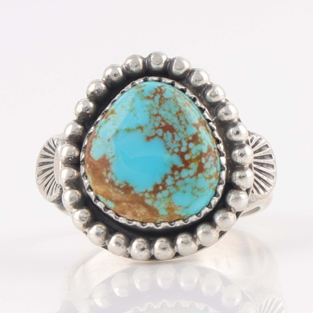 Number Eight Turquoise Ring