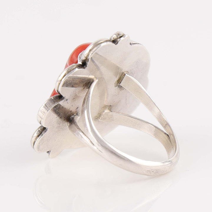 1970s Navajo Coral Ring