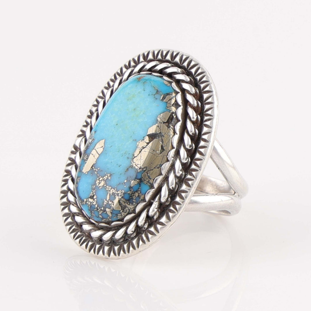 1970s Morenci Turquoise Ring