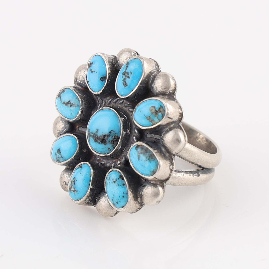 Turquoise Cluster Ring
