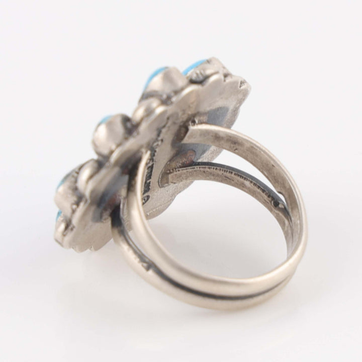 Turquoise Cluster Ring