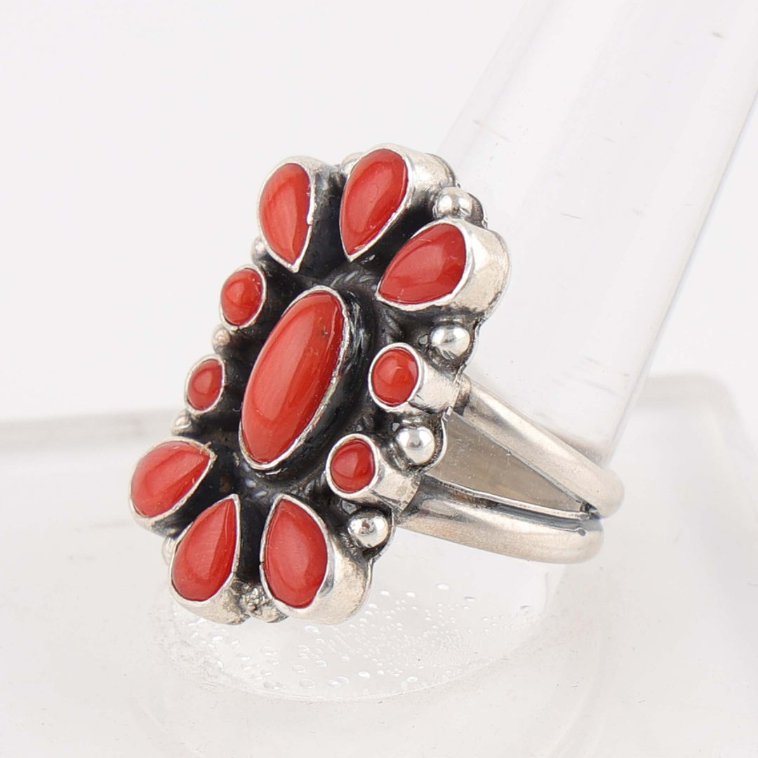 Coral Cluster Ring
