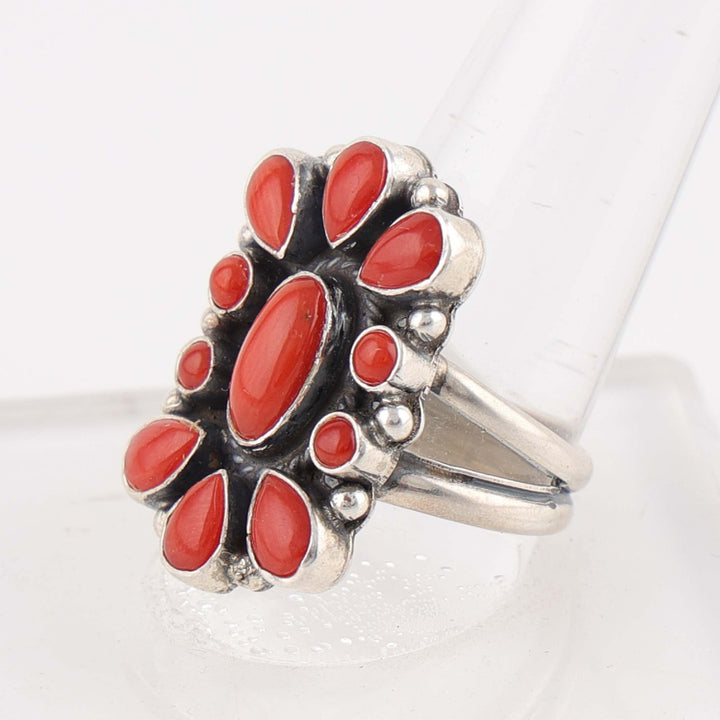 Coral Cluster Ring