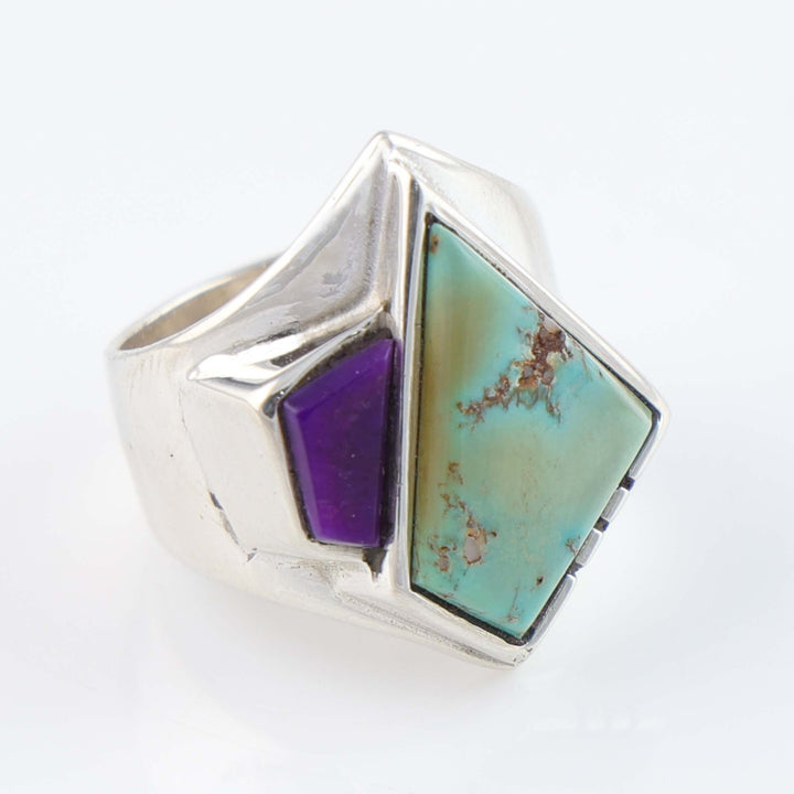 Turquoise and Sugilite Ring