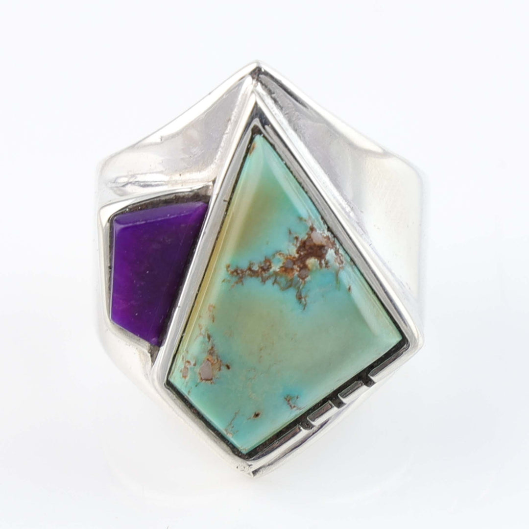 Turquoise and Sugilite Ring