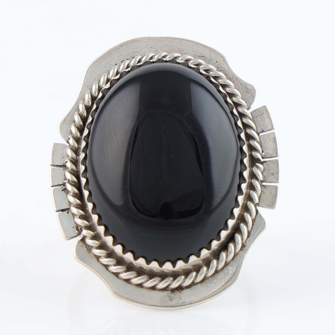 Navajo Onyx Ring