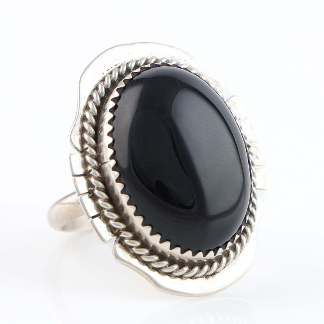 Navajo Onyx Ring