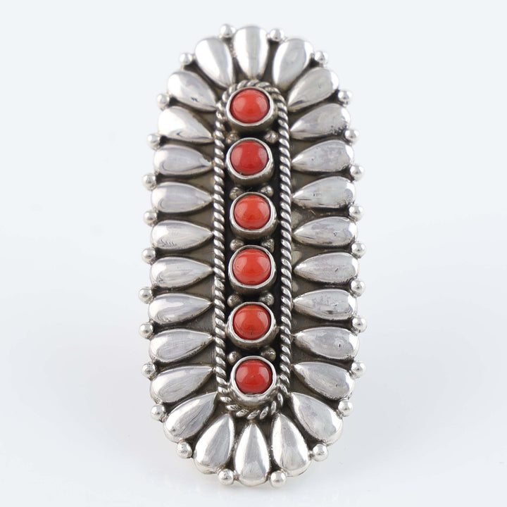 Navajo Coral Ring