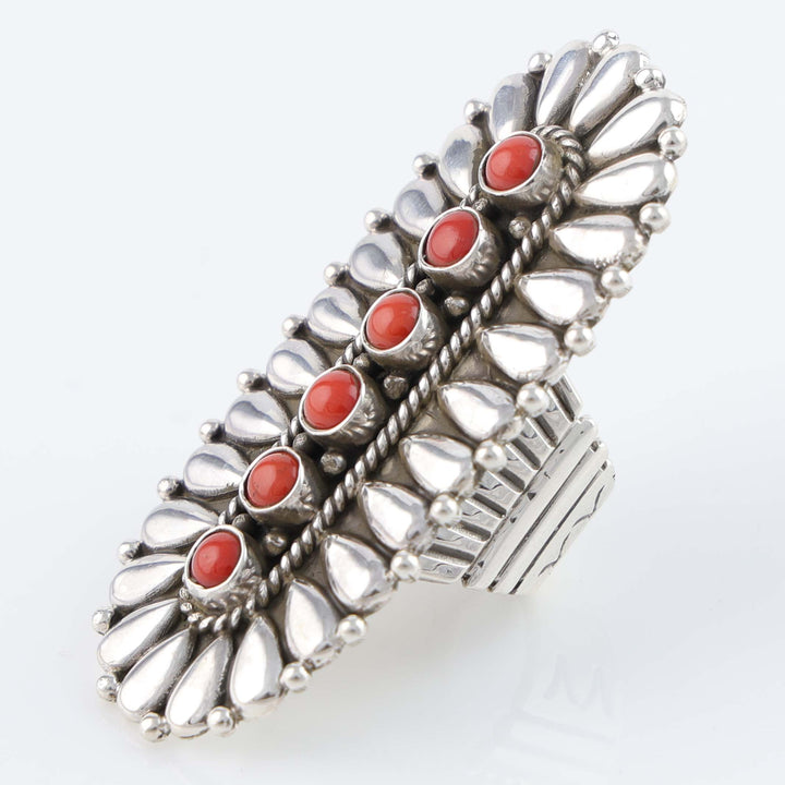 Navajo Coral Ring