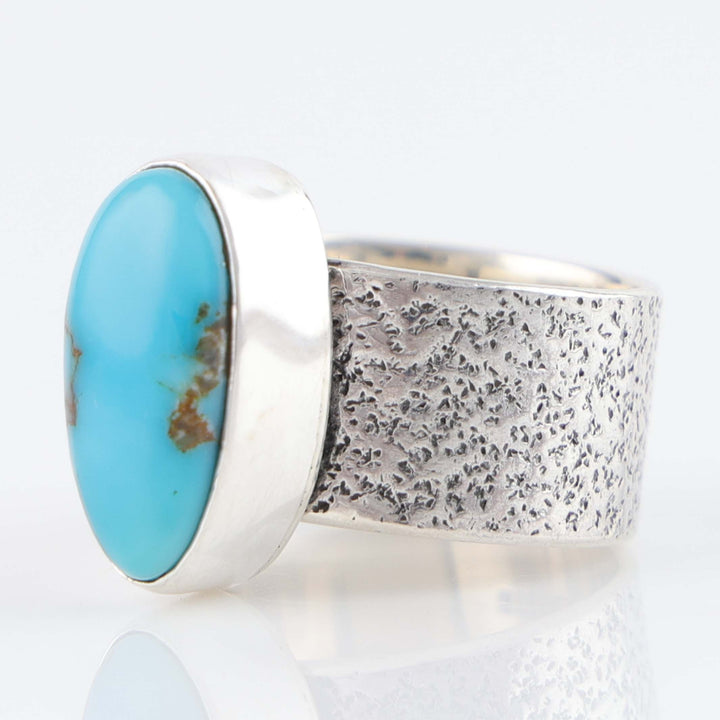 Navajo Morenci Turquoise Ring