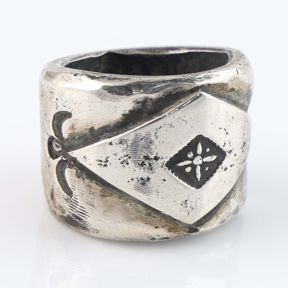 Coin Silver Ring by Jock Favour