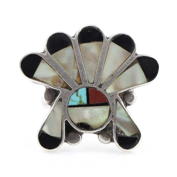 1960s Zuni Sunface Ring