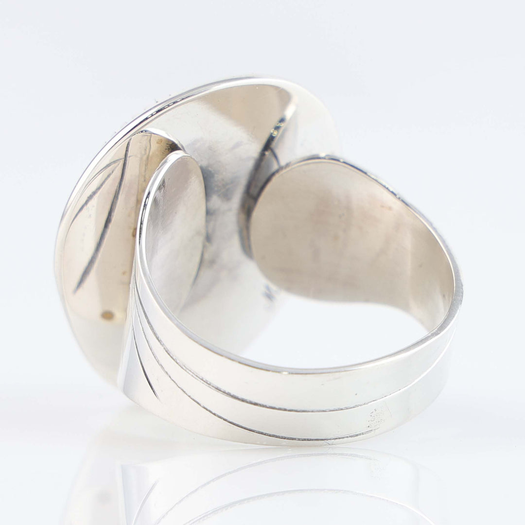 Navajo Carico Lake Turquoise Ring