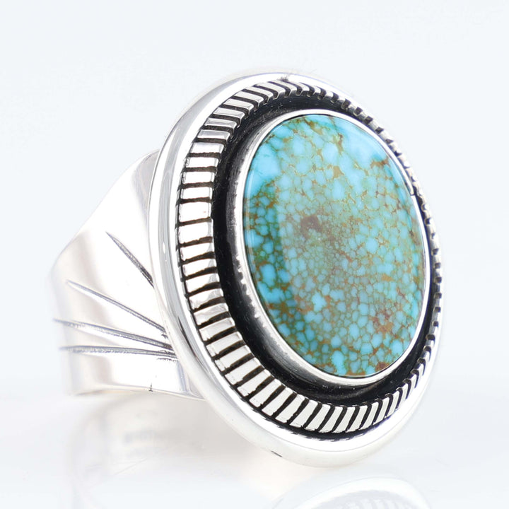 Navajo Carico Lake Turquoise Ring