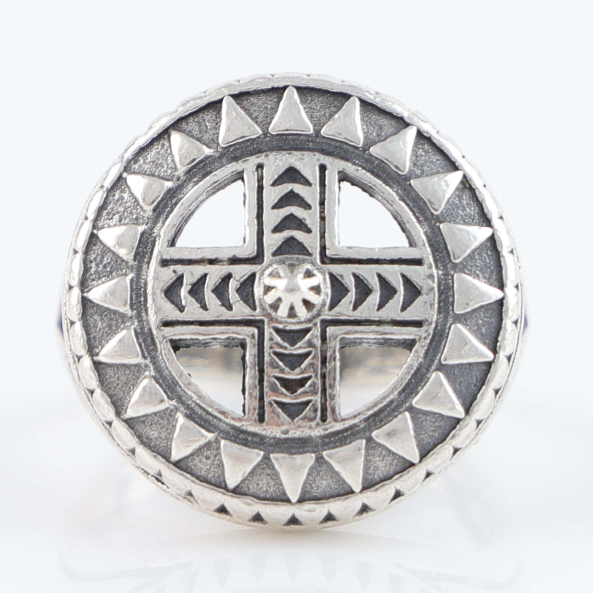 Medicine Wheel Ring by Kenneth Johnson