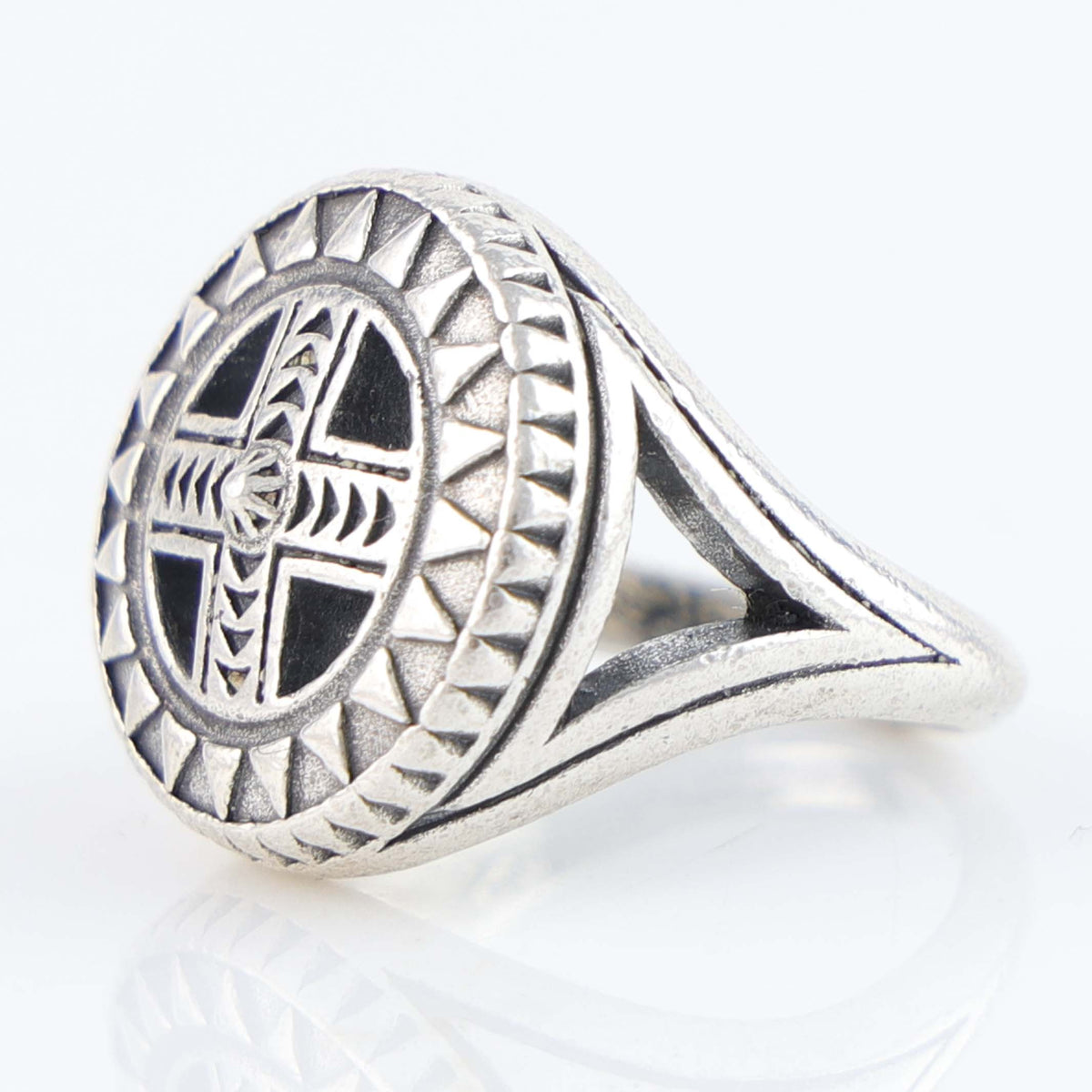 Medicine Wheel Ring by Kenneth Johnson