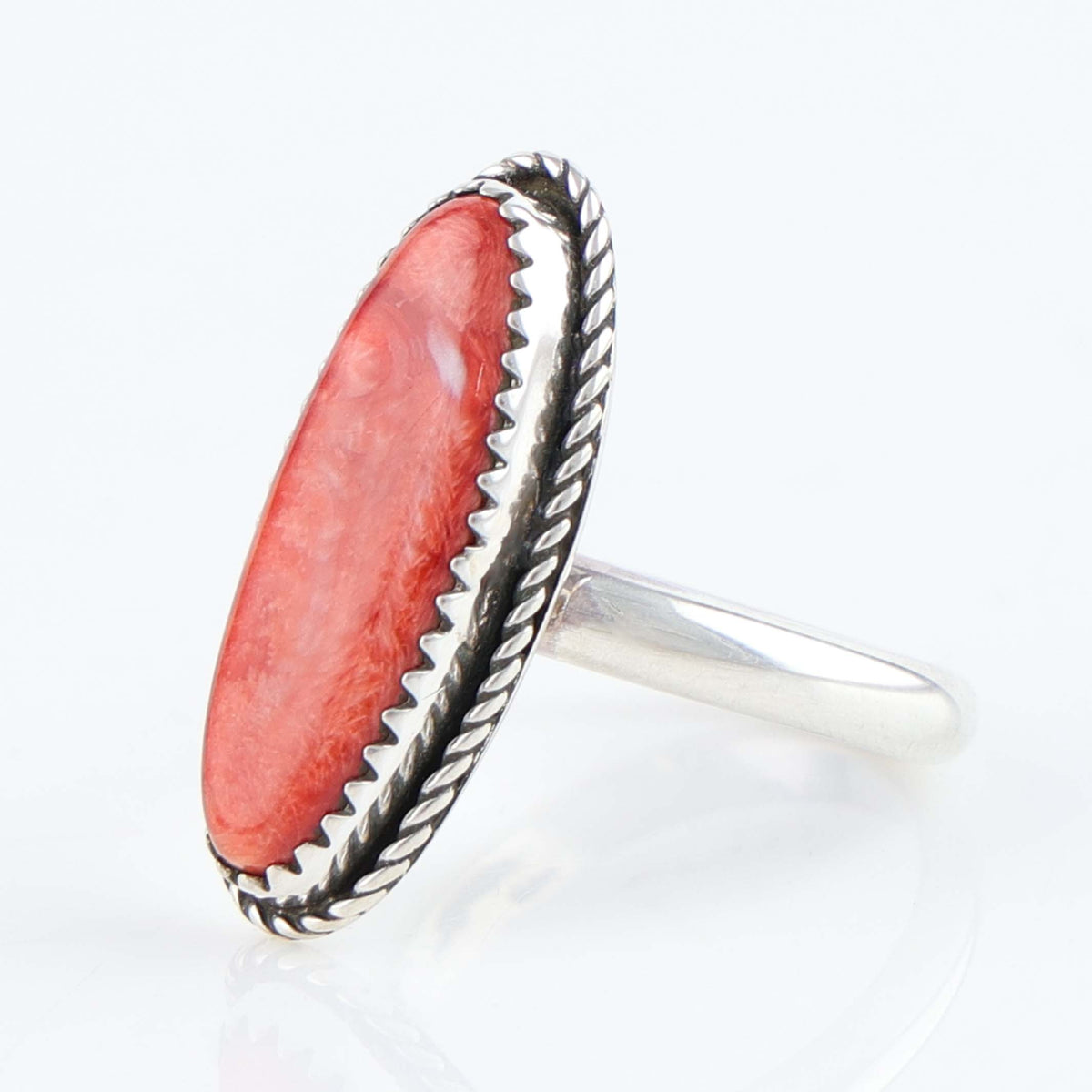 Navajo Spiny Oyster Ring by Bryan Tisi