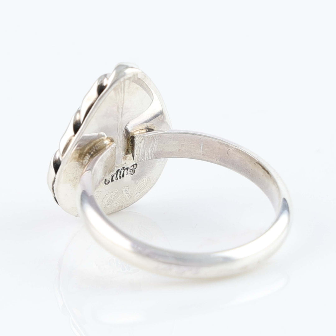 Navajo White Buffalo Ring