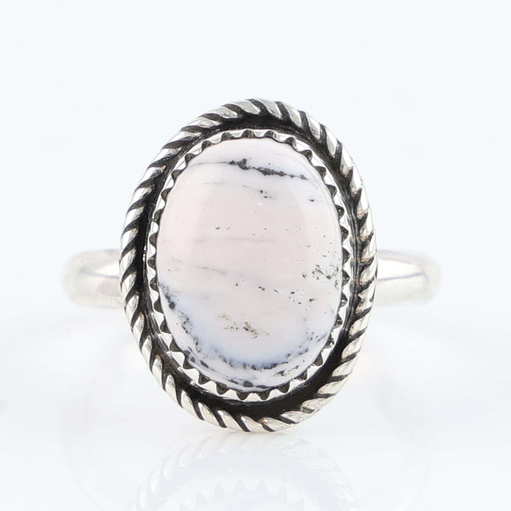 Navajo White Buffalo Ring