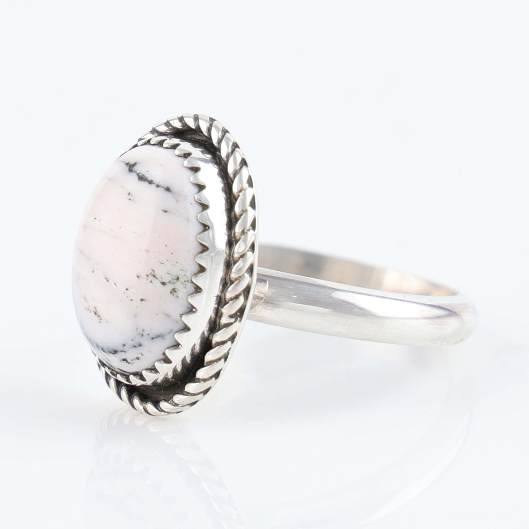 Navajo White Buffalo Ring