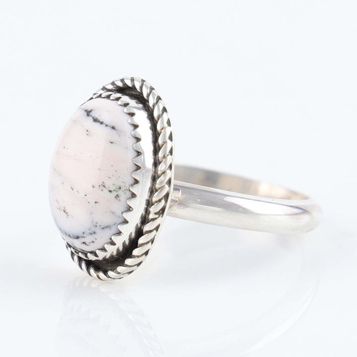 Navajo White Buffalo Ring