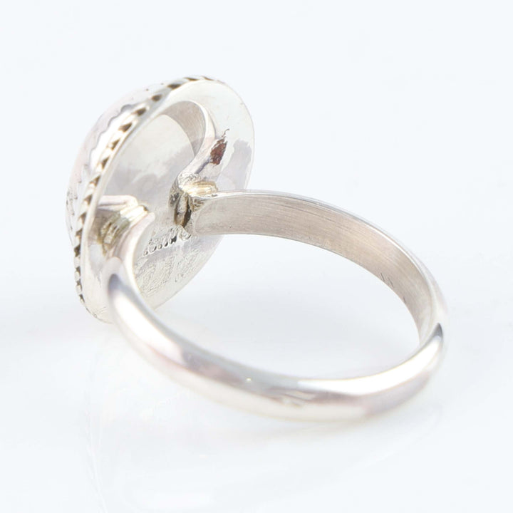 Navajo White Buffalo Ring