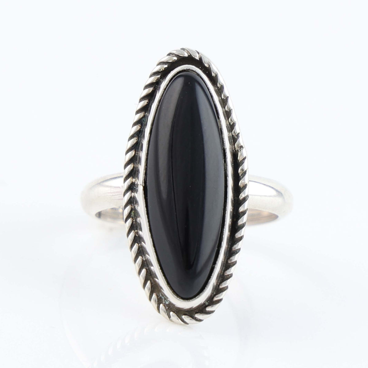 Navajo Onyx Ring by Bryan Tisi