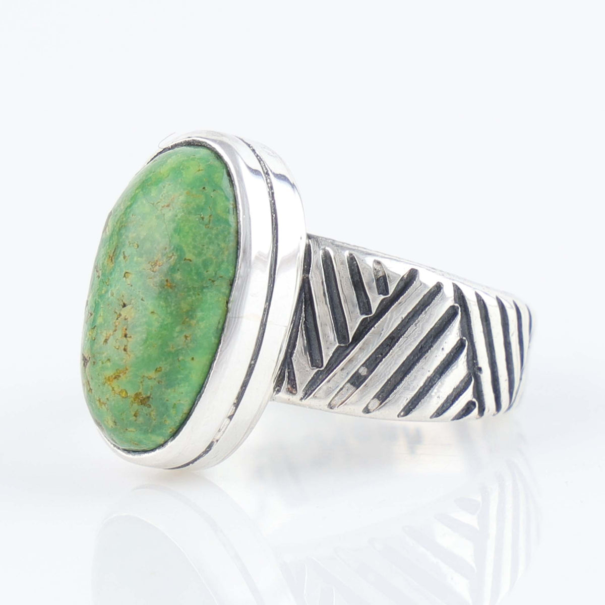 Tonopah Turquoise Ring by Noah Pfeffer
