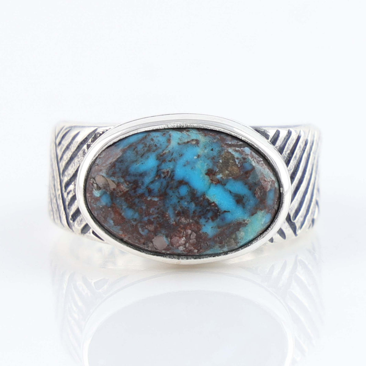 Bisbee Turquoise Ring by Noah Pfeffer